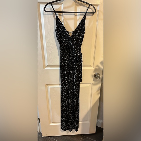 XS Black and Tan Jumpsuit - Picture 3 of 6